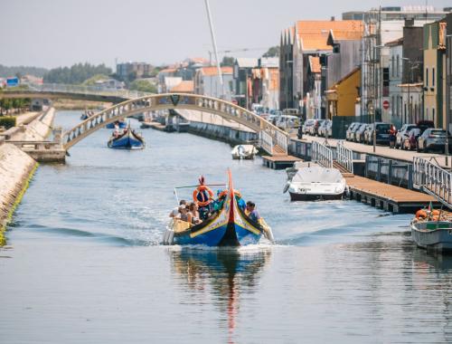 Passeio de barco moliceiro - ria de Aveiro 